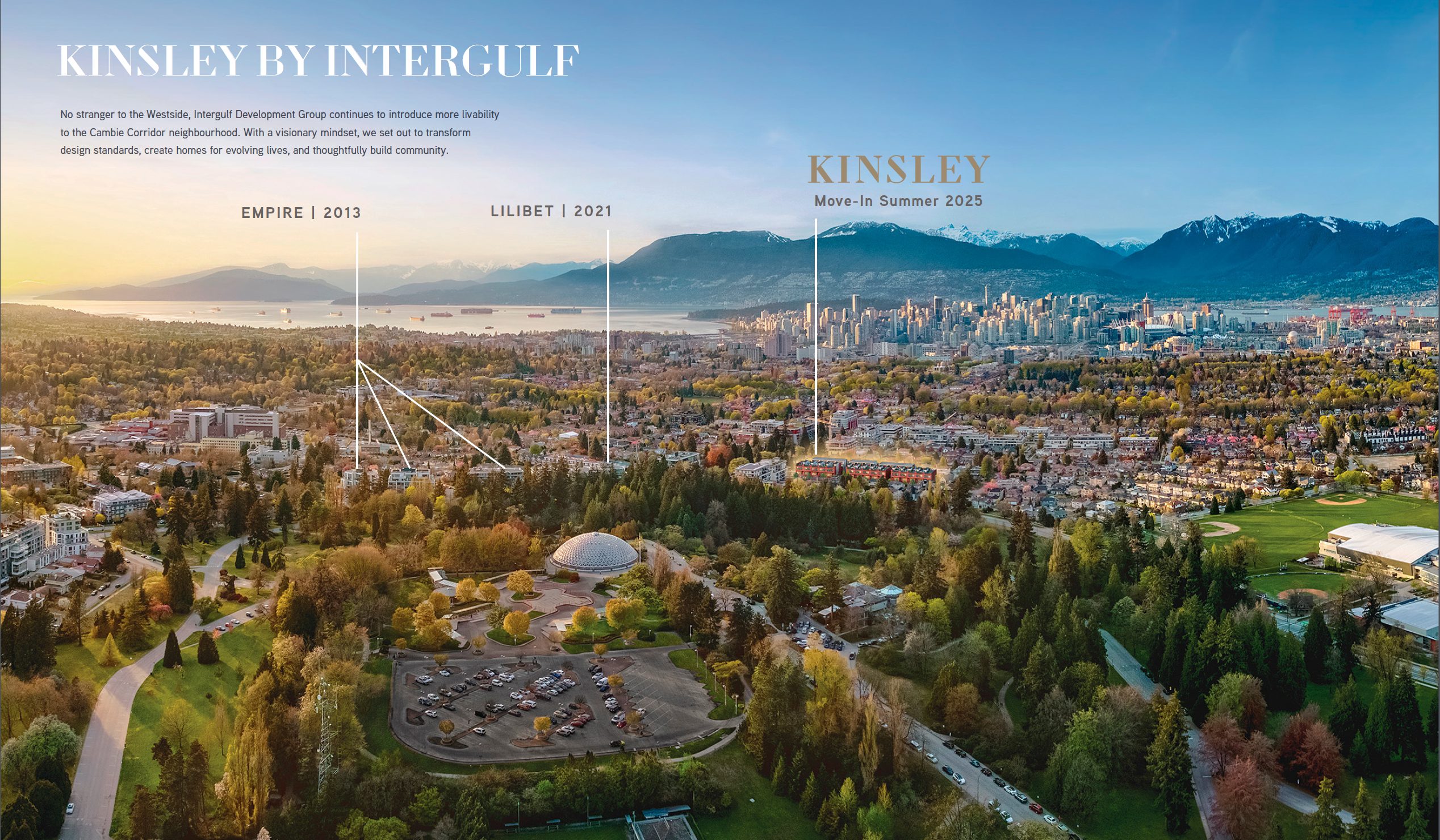 Intergulf Development Group residential development on Vancouver’s Westside along the Cambie Corridor